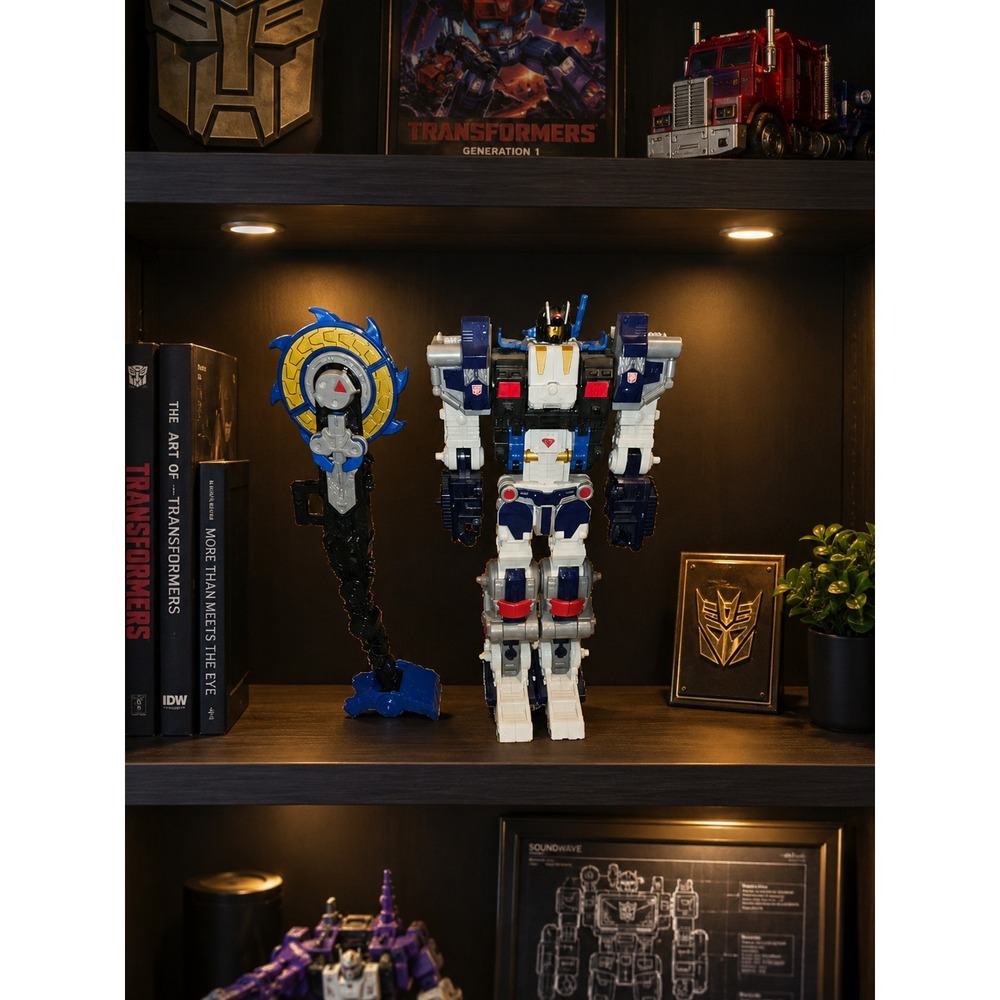 2005 Hasbro Transformers Cybertron Leader Class Metroplex action figure,